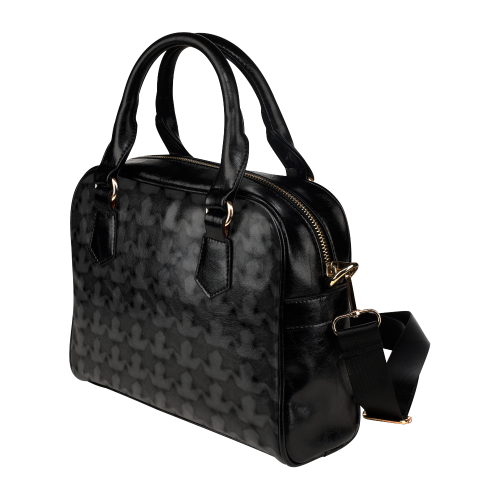 Zappy Black Stars Shoulder Handbag (Model 1634)