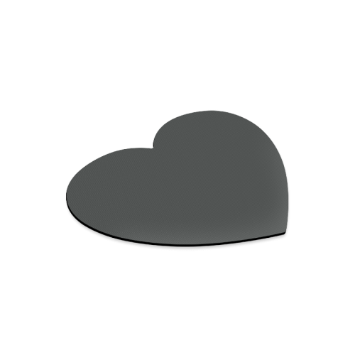 Pirate Black Color Accent Heart-shaped Mousepad