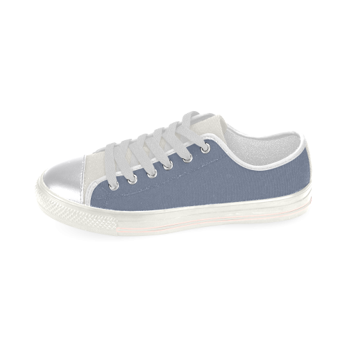 Stonewash Color Accent Women's Classic Canvas Shoes (Model 018)