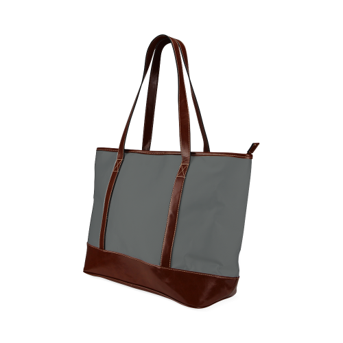 Pirate Black Color Accent Tote Handbag (Model 1642)