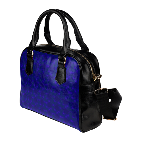 Zappy Dark Blue Stars Shoulder Handbag (Model 1634)