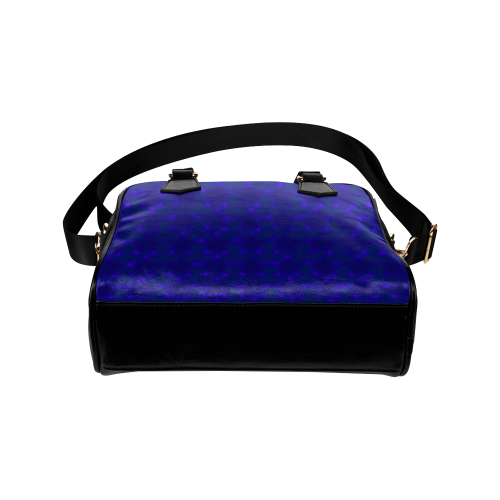 Zappy Dark Blue Stars Shoulder Handbag (Model 1634)