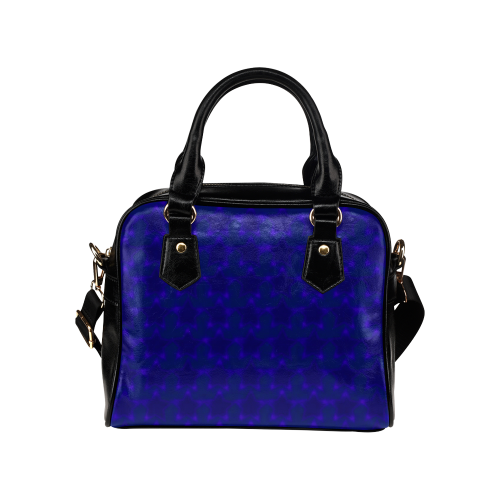 Zappy Dark Blue Stars Shoulder Handbag (Model 1634)