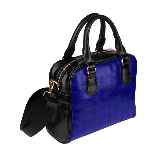 Zappy Dark Blue Stars Shoulder Handbag (Model 1634)