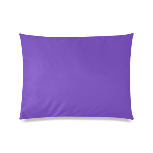 Pink and Purple Pansy Custom Picture Pillow Case 20"x26" (one side)