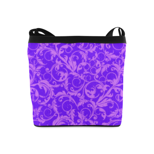 Vintage Swirls Amethyst Ultraviolet Purple Crossbody Bags (Model 1613)