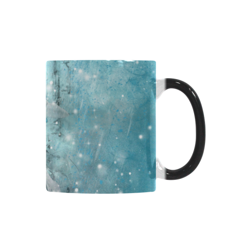 Snowflake Unicorn Custom Morphing Mug