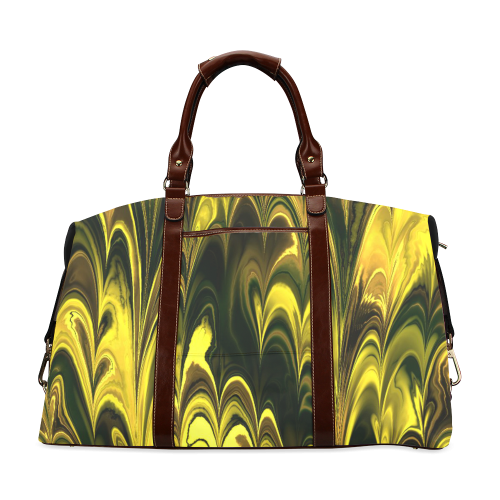 awesome fractal marbled 15 Classic Travel Bag (Model 1643)