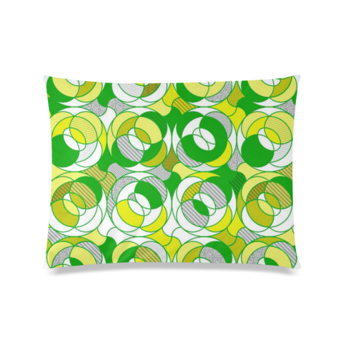 Retro Pattern 1972 Custom Zippered Pillow Case 20"x26"(Twin Sides)