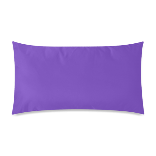 Pink and Purple Pansy Custom Rectangle Pillow Case 20"x36" (one side)