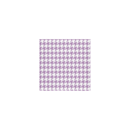 lilac and white houndstooth classic pattern Square Towel 13“x13”