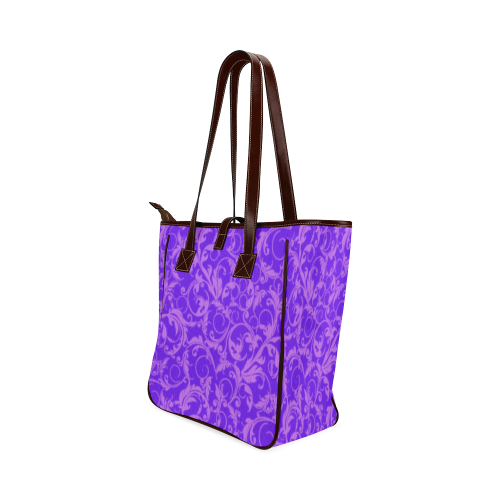 Vintage Swirls Amethyst Ultraviolet Purple Classic Tote Bag (Model 1644)