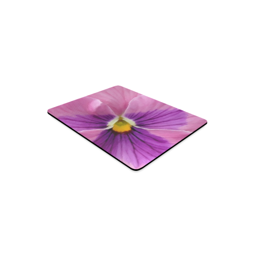 Pink and Purple Pansy Rectangle Mousepad