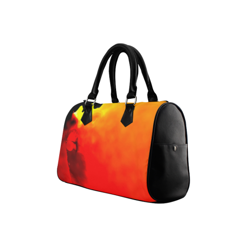 Abstract Fate, fire Boston Handbag (Model 1621)