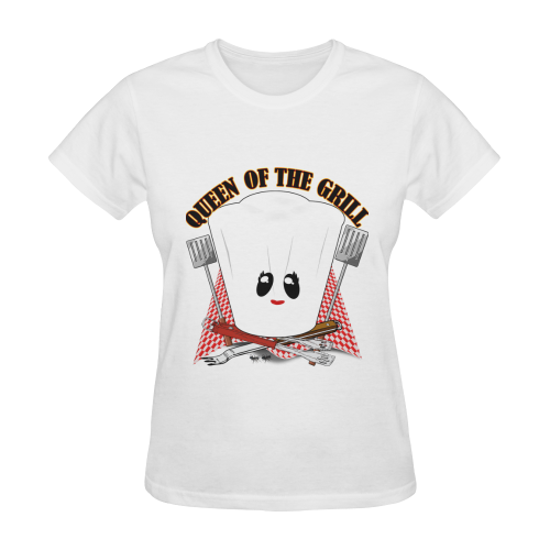 Queen of the Grill Sunny Women's T-shirt (Model T05)