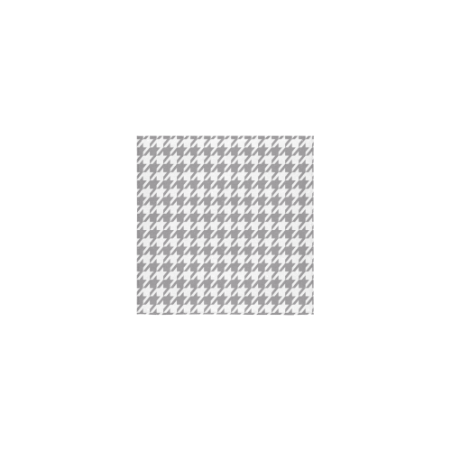 grey and white houndstooth classic pattern Square Towel 13“x13”