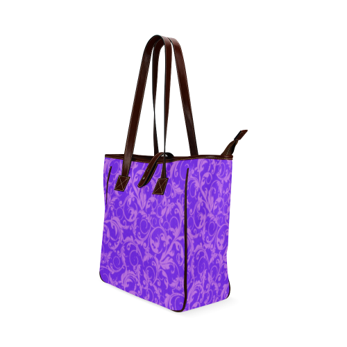 Vintage Swirls Amethyst Ultraviolet Purple Classic Tote Bag (Model 1644)