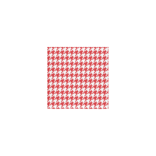 red and white houndstooth classic pattern Square Towel 13“x13”
