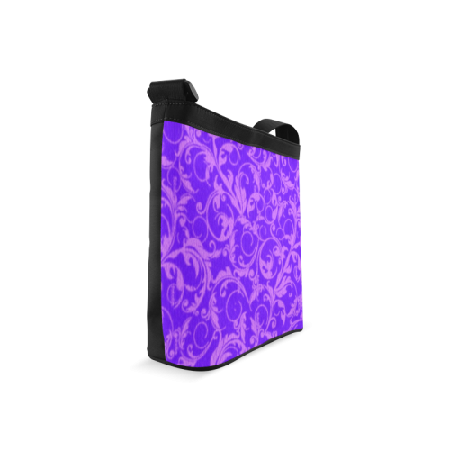 Vintage Swirls Amethyst Ultraviolet Purple Crossbody Bags (Model 1613)