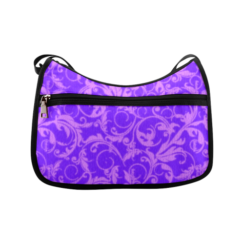 Vintage Swirls Amethyst Ultraviolet Purple Crossbody Bags (Model 1616)