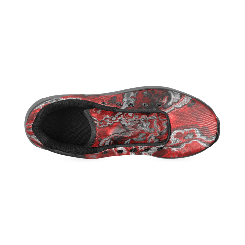 awesome fractal marbled 07 Women’s Running Shoes (Model 020)