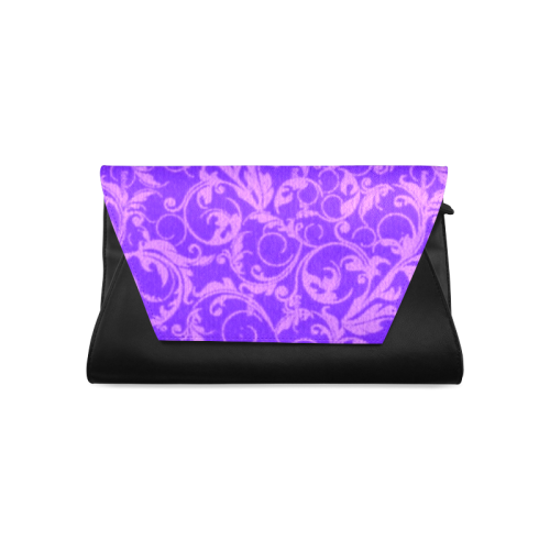 Vintage Swirls Amethyst Ultraviolet Purple Clutch Bag (Model 1630)