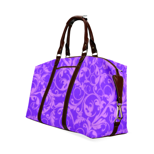 Vintage Swirls Amethyst Ultraviolet Purple Classic Travel Bag (Model 1643)