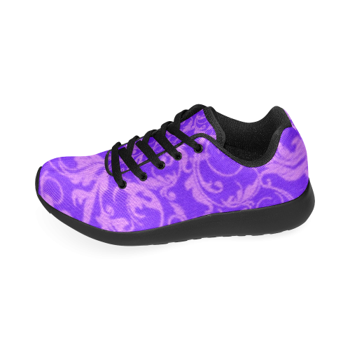 Vintage Swirls Amethyst Ultraviolet Purple Women’s Running Shoes (Model 020)