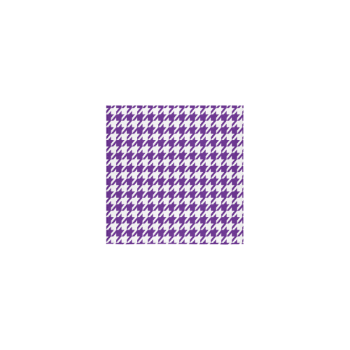 royal purple and white houndstooth classic pattern Square Towel 13“x13”