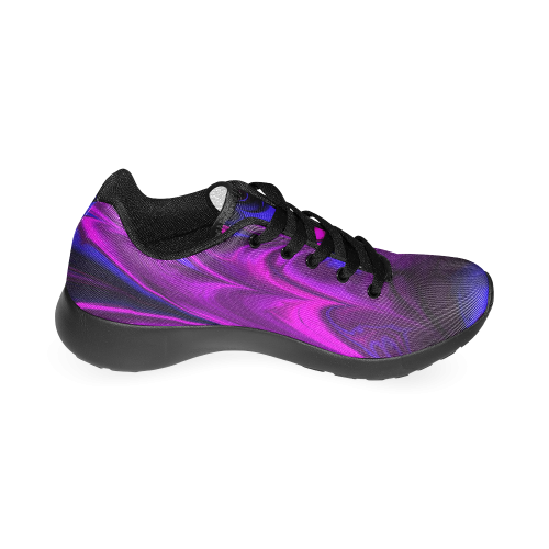 awesome fractal marbled 13 Women’s Running Shoes (Model 020)