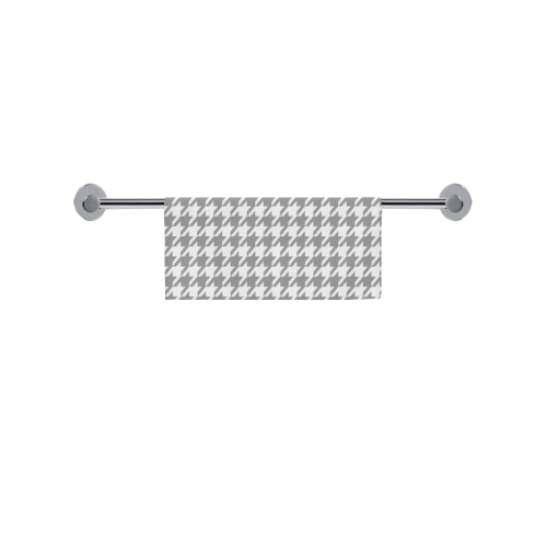 grey and white houndstooth classic pattern Square Towel 13“x13”