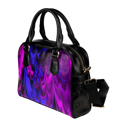 awesome fractal marbled 13 Shoulder Handbag (Model 1634)