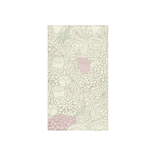vintage flower pattern Custom Towel 16"x28"