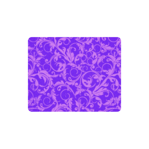 Vintage Swirls Amethyst Ultraviolet Purple Rectangle Mousepad