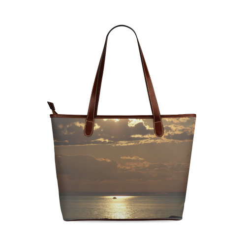 Awesome Sea Scene Shoulder Tote Bag (Model 1646)