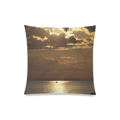 Awesome Sea Scene Custom Zippered Pillow Case 20"x20"(One Side)