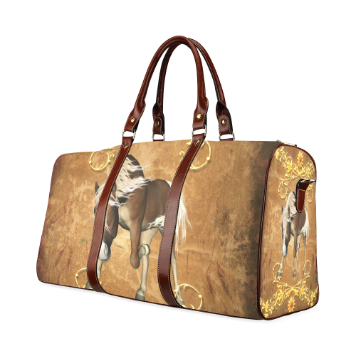 Wonderful horse Waterproof Travel Bag/Large (Model 1639)