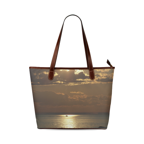 Awesome Sea Scene Shoulder Tote Bag (Model 1646)