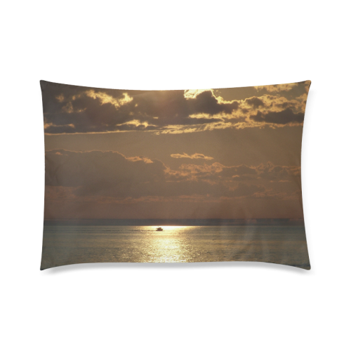 Awesome Sea Scene Custom Zippered Pillow Case 20"x30" (one side)