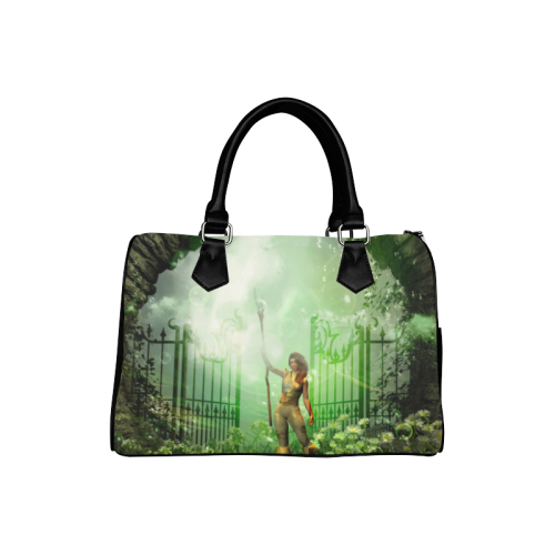 The gate Boston Handbag (Model 1621)