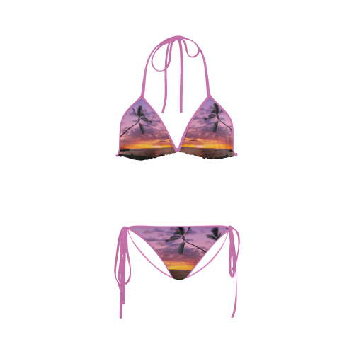 Tropical Sunset Custom Bikini Swimsuit