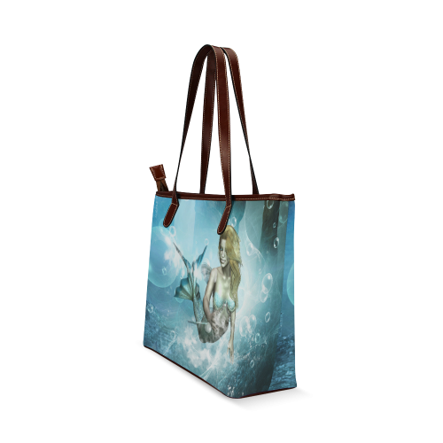 Wonderful mermaid Shoulder Tote Bag (Model 1646)