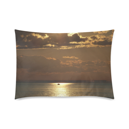 Awesome Sea Scene Custom Zippered Pillow Case 20"x30"(Twin Sides)