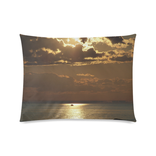 Awesome Sea Scene Custom Zippered Pillow Case 20"x26"(Twin Sides)