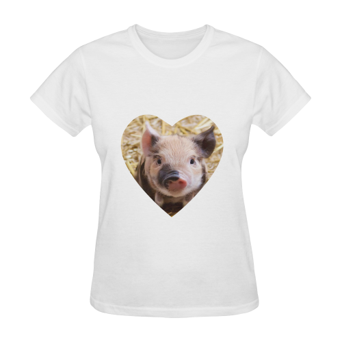 Adorable Baby - Piglet Sunny Women's T-shirt (Model T05)