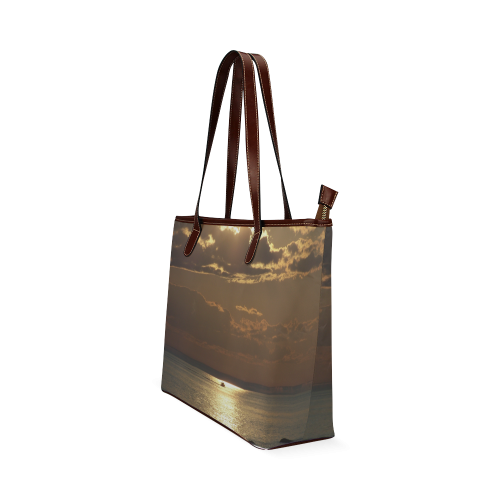 Awesome Sea Scene Shoulder Tote Bag (Model 1646)