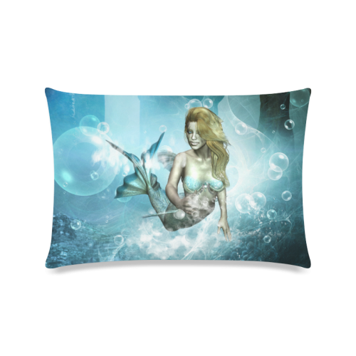 Wonderful mermaid Custom Zippered Pillow Case 16"x24"(Twin Sides)