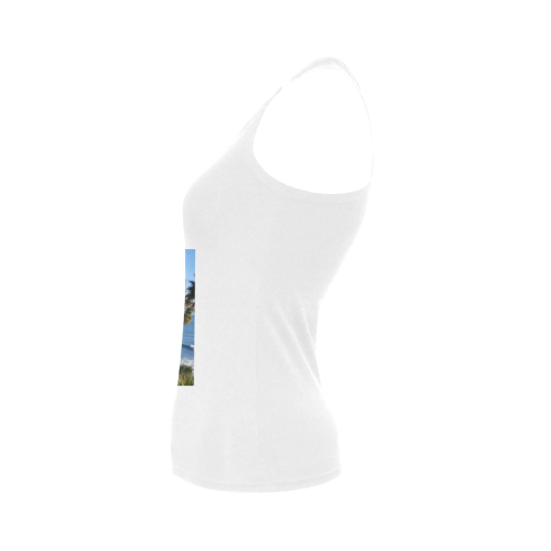 Travel-Laguna Beach Women's Shoulder-Free Tank Top (Model T35)