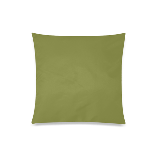 Woodbine Color Accent Custom Zippered Pillow Case 20"x20"(Twin Sides)