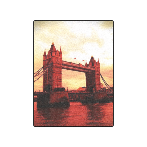 Travel-London Tower Bridge Blanket 50"x60"